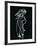 Light Drawing of Figure by Pablo Picasso Using Flashlight-Gjon Mili-Framed Photographic Print