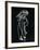 Light Drawing of Figure by Pablo Picasso Using Flashlight-Gjon Mili-Framed Photographic Print