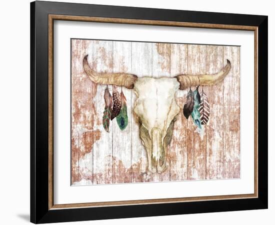 Light Feathery Antlers-Elizabeth Medley-Framed Art Print