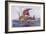 Light Fighting Ship from Classical Greece-Albert Sebille-Framed Art Print