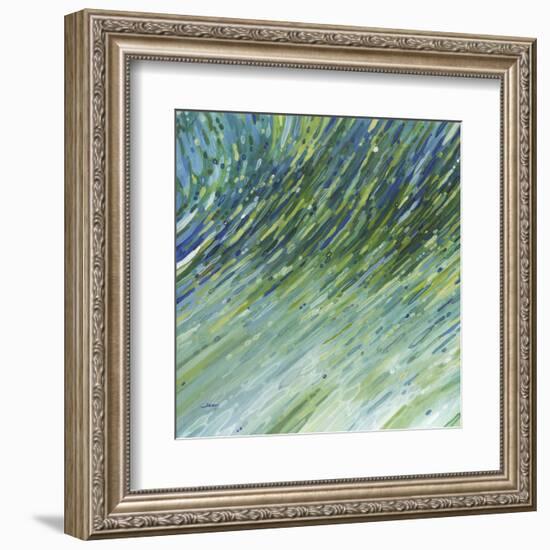 Light Glimmering Waves (left)-Margaret Juul-Framed Art Print