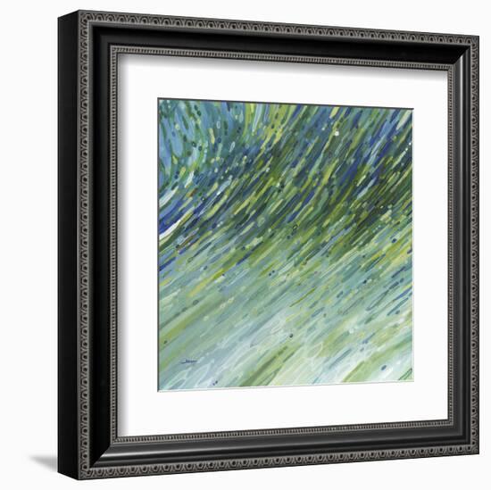 Light Glimmering Waves (left)-Margaret Juul-Framed Art Print