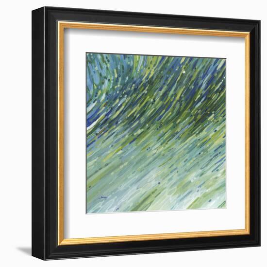 Light Glimmering Waves (left)-Margaret Juul-Framed Art Print