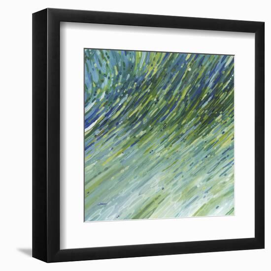 Light Glimmering Waves (left)-Margaret Juul-Framed Art Print