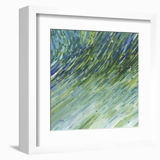 Light Glimmering Waves (left)-Margaret Juul-Framed Art Print