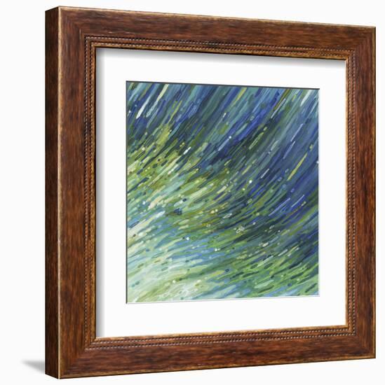 Light Glimmering Waves (right)-Margaret Juul-Framed Art Print