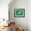 Light Green Bird-NaxArt-Framed Art Print displayed on a wall
