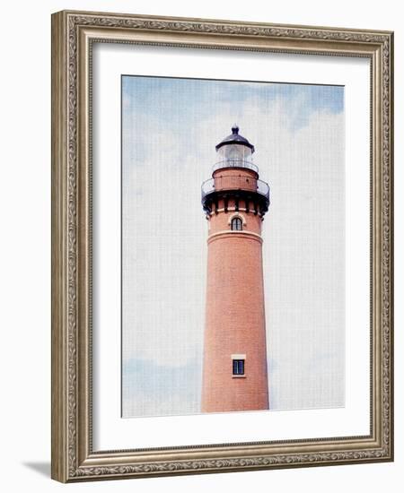 Light House Coral-LILA X LOLA-Framed Art Print