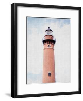 Light House Coral-LILA X LOLA-Framed Art Print