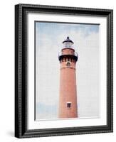 Light House Coral-LILA X LOLA-Framed Art Print