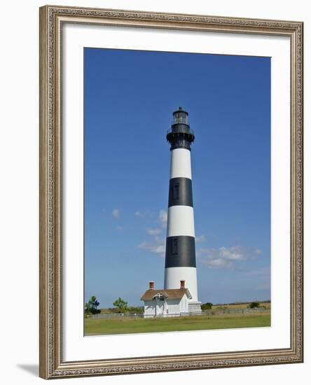 Light House on Bodie Island-Martina Bleichner-Framed Art Print