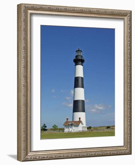 Light House on Bodie Island-Martina Bleichner-Framed Art Print