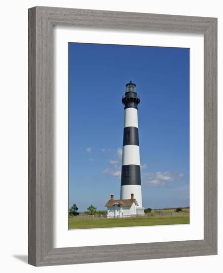 Light House on Bodie Island-Martina Bleichner-Framed Art Print