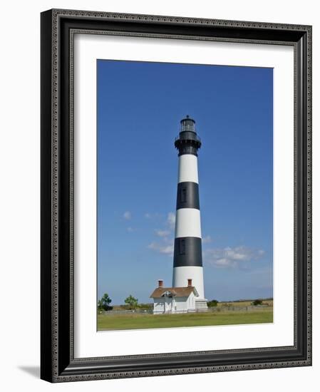 Light House on Bodie Island-Martina Bleichner-Framed Art Print