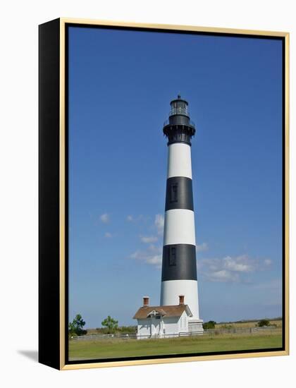 Light House on Bodie Island-Martina Bleichner-Framed Stretched Canvas