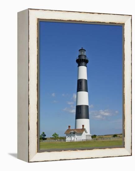 Light House on Bodie Island-Martina Bleichner-Framed Stretched Canvas