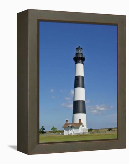 Light House on Bodie Island-Martina Bleichner-Framed Stretched Canvas