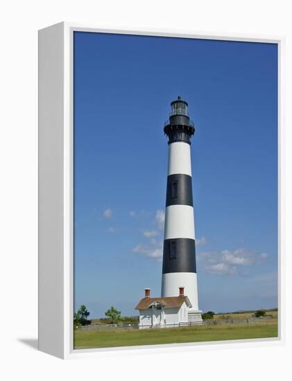 Light House on Bodie Island-Martina Bleichner-Framed Stretched Canvas