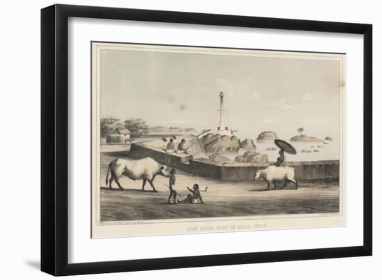 Light House, Point De Galle, Ceylon, 1855-Wilhelm Joseph Heine-Framed Giclee Print