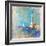 Light House With Yacht- Artistic Painting Style Picture-Maugli-l-Framed Art Print