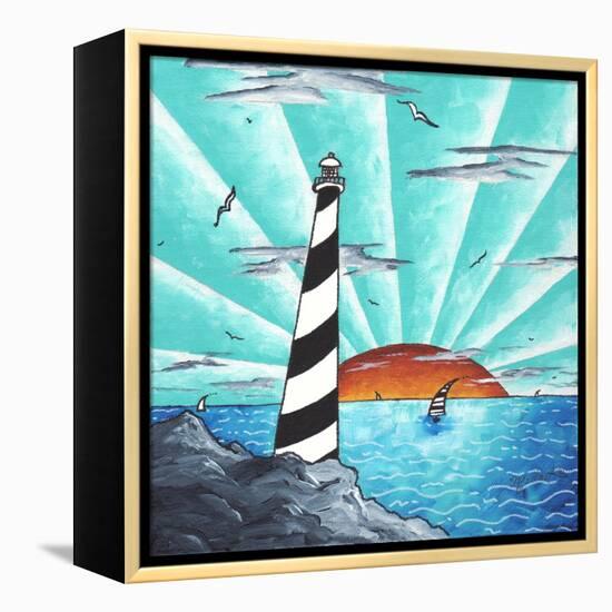 Light House-Megan Aroon Duncanson-Framed Premier Image Canvas