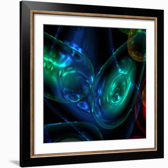 Light I-null-Framed Art Print