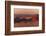 Light illuminates the Naukluft Mountains and Namib Desert at sunrise. Namibia.-Sergio Pitamitz-Framed Photographic Print