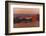 Light illuminates the Naukluft Mountains and Namib Desert at sunrise. Namibia.-Sergio Pitamitz-Framed Photographic Print