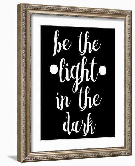 Light In The Dark-Jelena Matic-Framed Art Print