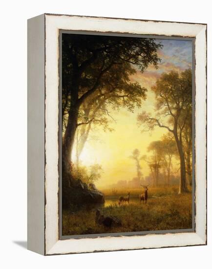 Light in the Forest-Albert Bierstadt-Framed Premier Image Canvas