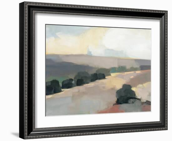 Light in the Valley Gray-Julia Purinton-Framed Art Print