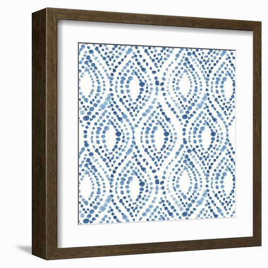 Light Indigo Speckles-Aimee Wilson-Framed Art Print