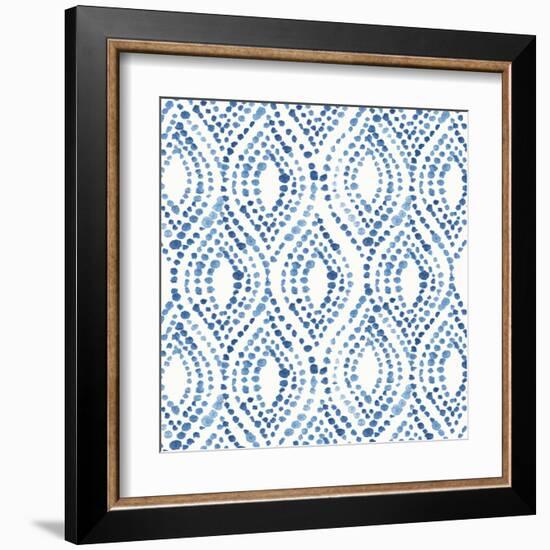 Light Indigo Speckles-Aimee Wilson-Framed Art Print