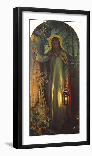 Light of the World-William Holman Hunt-Framed Premium Giclee Print