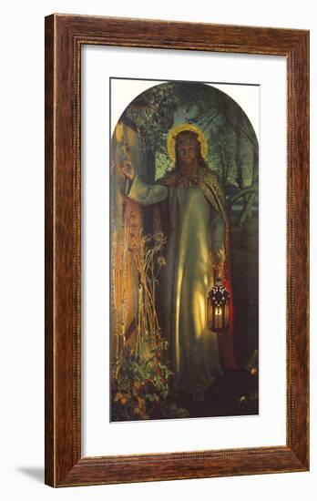 Light of the World-William Holman Hunt-Framed Premium Giclee Print