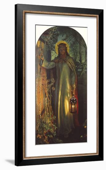 Light of the World-William Holman Hunt-Framed Premium Giclee Print