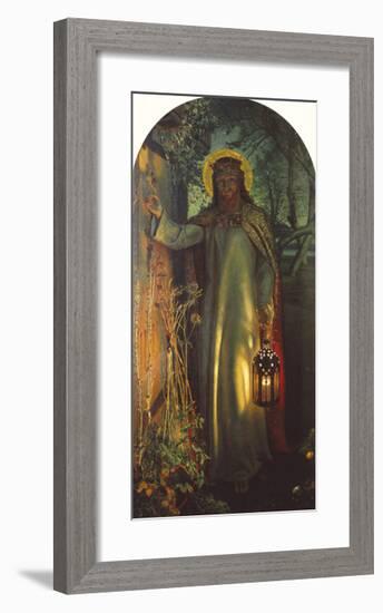 Light of the World-William Holman Hunt-Framed Premium Giclee Print