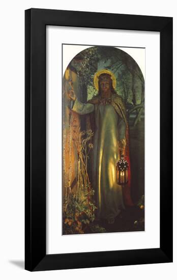 Light of the World-William Holman Hunt-Framed Premium Giclee Print