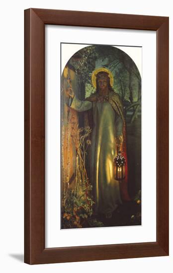 Light of the World-William Holman Hunt-Framed Premium Giclee Print