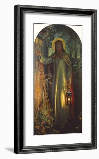 Light of the World-William Holman Hunt-Framed Premium Giclee Print