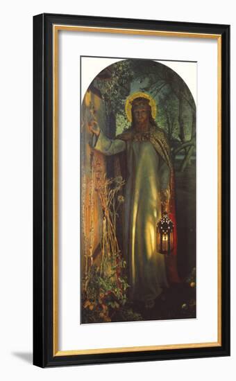 Light of the World-William Holman Hunt-Framed Premium Giclee Print