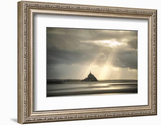 Light on Mont Saint Michel-Philippe Manguin-Framed Photographic Print