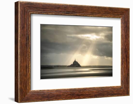 Light on Mont Saint Michel-Philippe Manguin-Framed Photographic Print