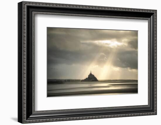 Light on Mont Saint Michel-Philippe Manguin-Framed Photographic Print