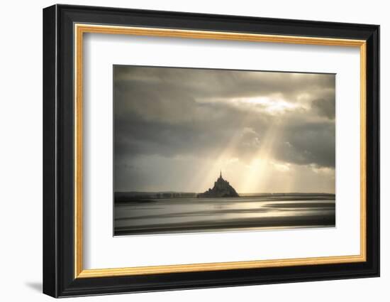 Light on Mont Saint Michel-Philippe Manguin-Framed Photographic Print