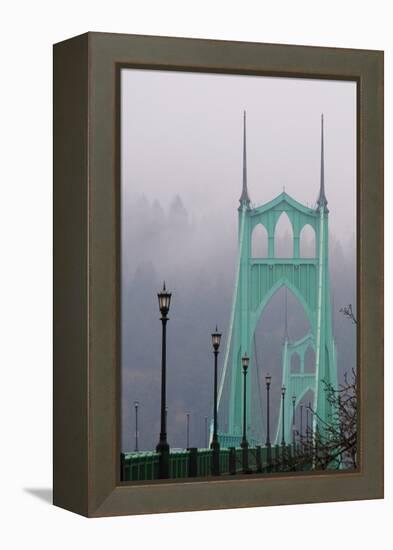 Light on the Bridge II-Erin Berzel-Framed Premier Image Canvas