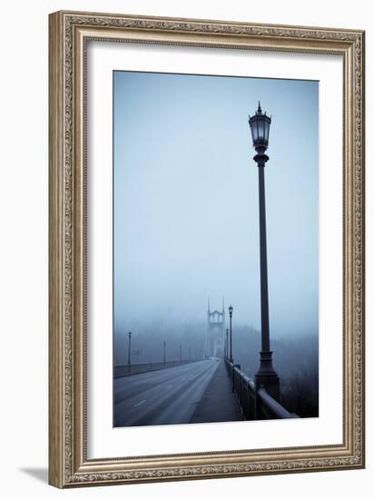 Light on the Bridge V-Erin Berzel-Framed Photographic Print