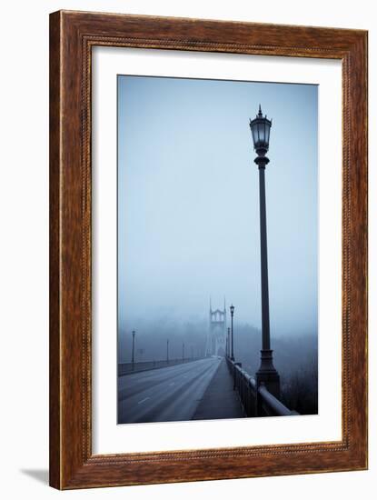 Light on the Bridge V-Erin Berzel-Framed Photographic Print