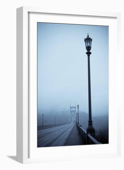 Light on the Bridge V-Erin Berzel-Framed Photographic Print