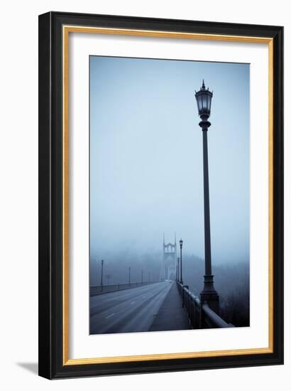 Light on the Bridge V-Erin Berzel-Framed Photographic Print